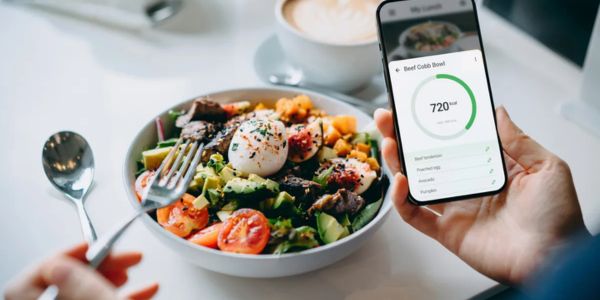 Calcule as calorias das refeições.