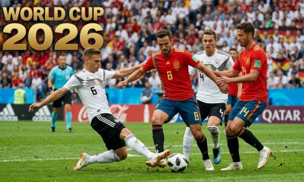 Partida da Copa do Mundo de 2026 (Fonte: Gemini)