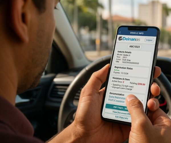 Como consultar a placa de um veículo online