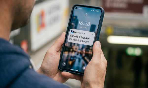 Notificações de jogos da IIHF (Fonte: Gemini)