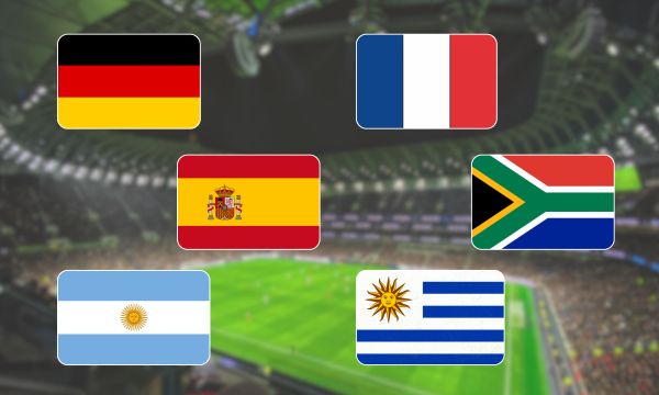 Seleções nacionais da Copa do Mundo de 2026 (Fonte: Google)